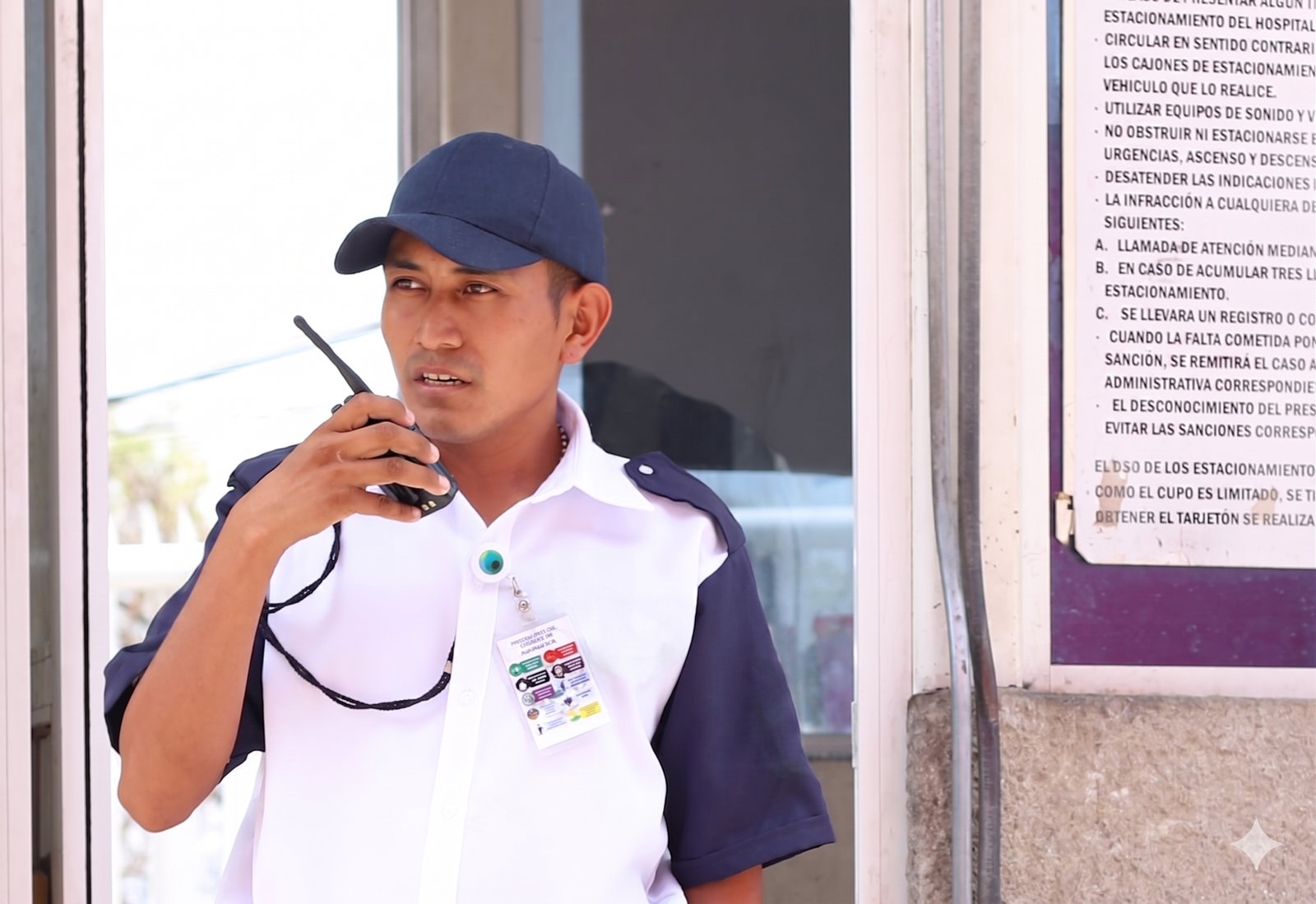 Vigilancia PROTECCIÓN RESGUARDO Y SERVICIOS EMPRESARIALES en hospital con comunicación en tiempo real